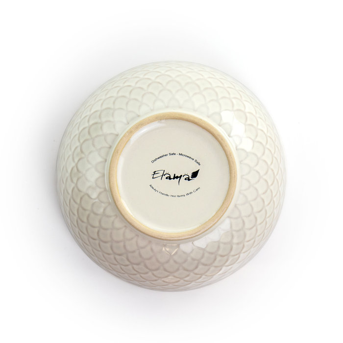 Elama Stoneware Dinnerware Set Service for 4 & Reviews Wayfair